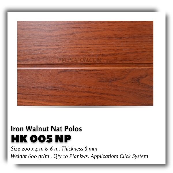 HK 005 NP - Iron Walnut Nat Polos