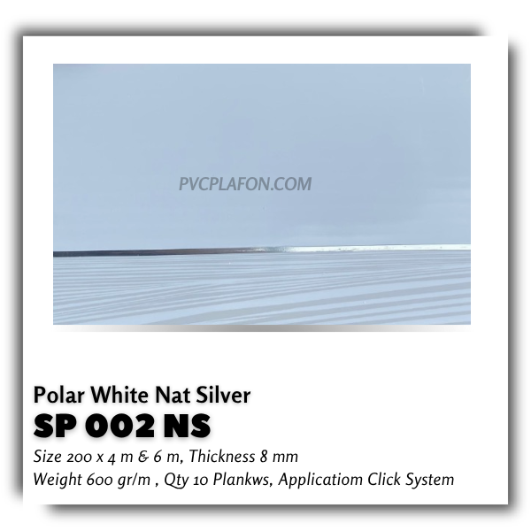SP 002 NS - POLAR WHITE NAT SILVER